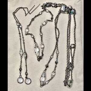 Kendra Scott 3 piece hematite set!